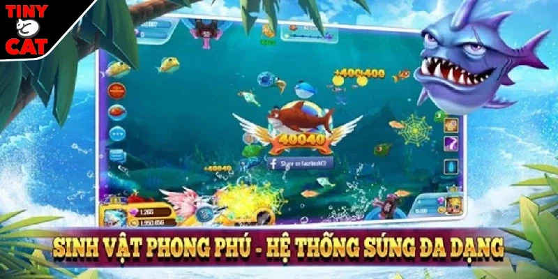 Hệ sinh thái bắn cá đa dạng hấp dẫn